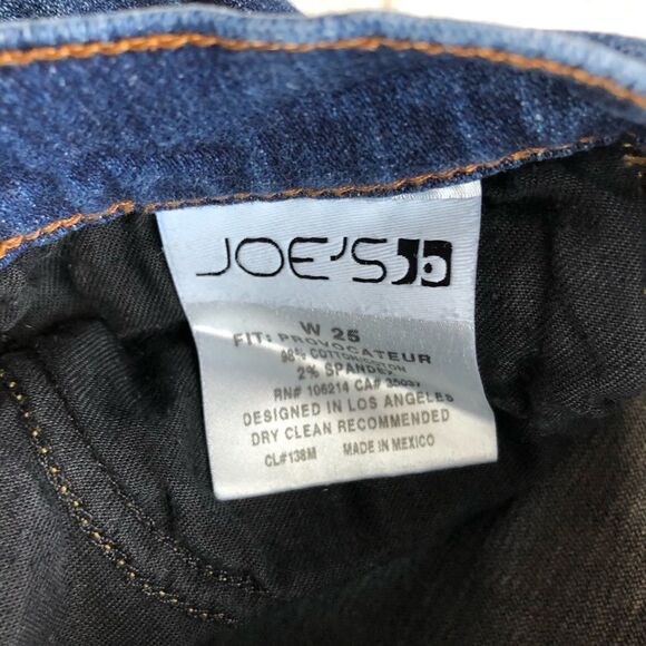 Joe’s Jeans Flap Pocket Provocateur Bootcut Denim Jeans - Women’s 25 - Picture 7 of 9